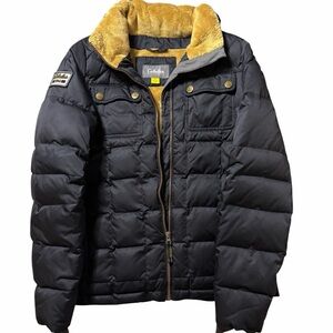 Cabela’s Women’s Goose Down Sherpa Lined Black Puffer Jacket Size : Small